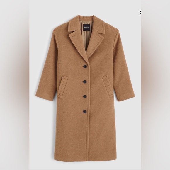 Madewell Alonzo Coat - Camel - Size XS - Picture 6 of 7